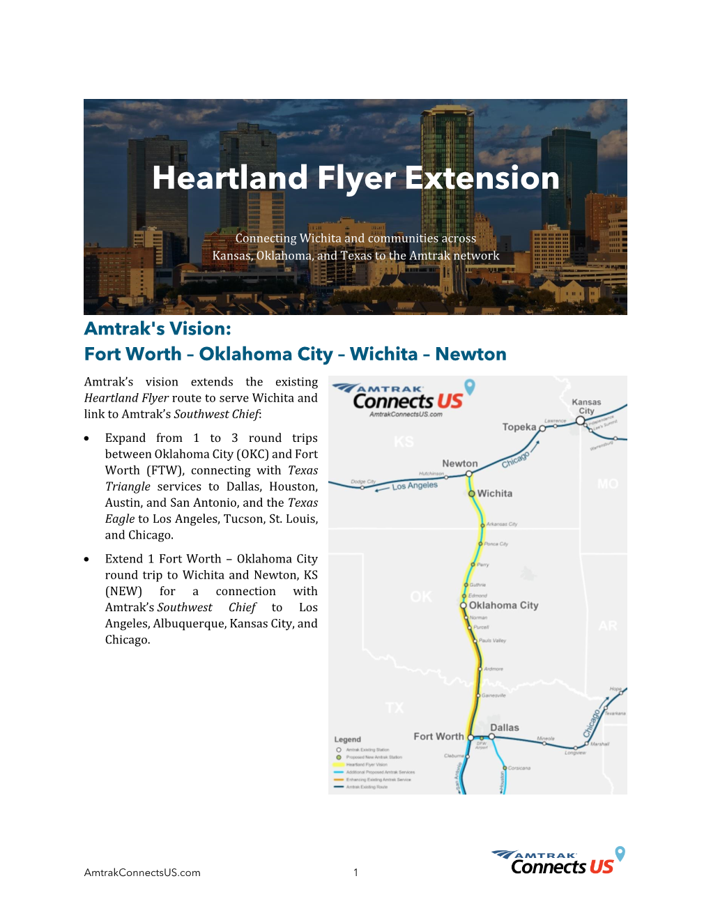 Heartland Flyer Extension Fact Sheet