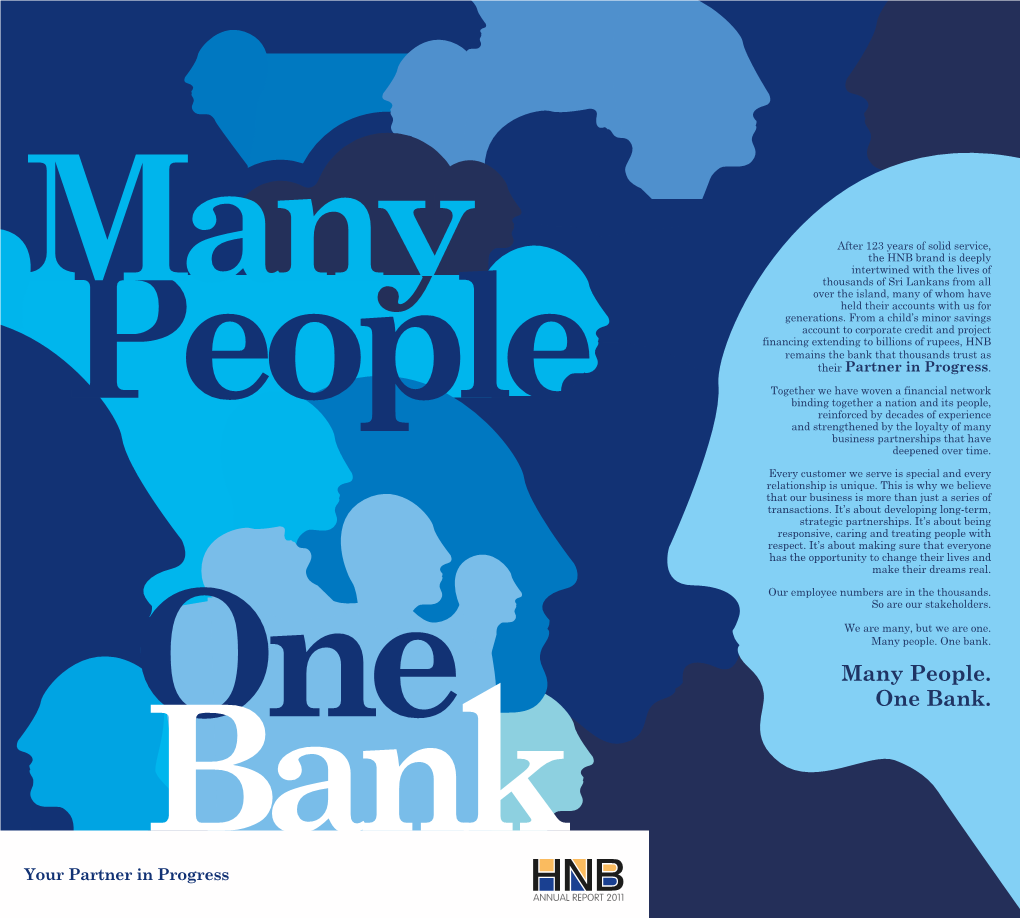 Many People. One Bank. Many People