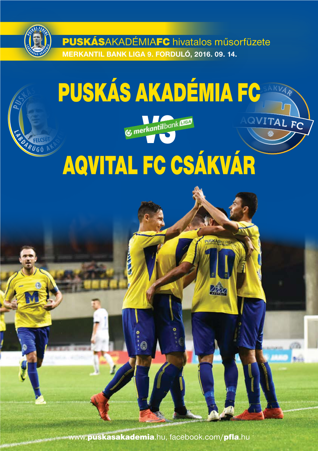 PUSKÁS Akadémia FC Aqvital FC Csákvár