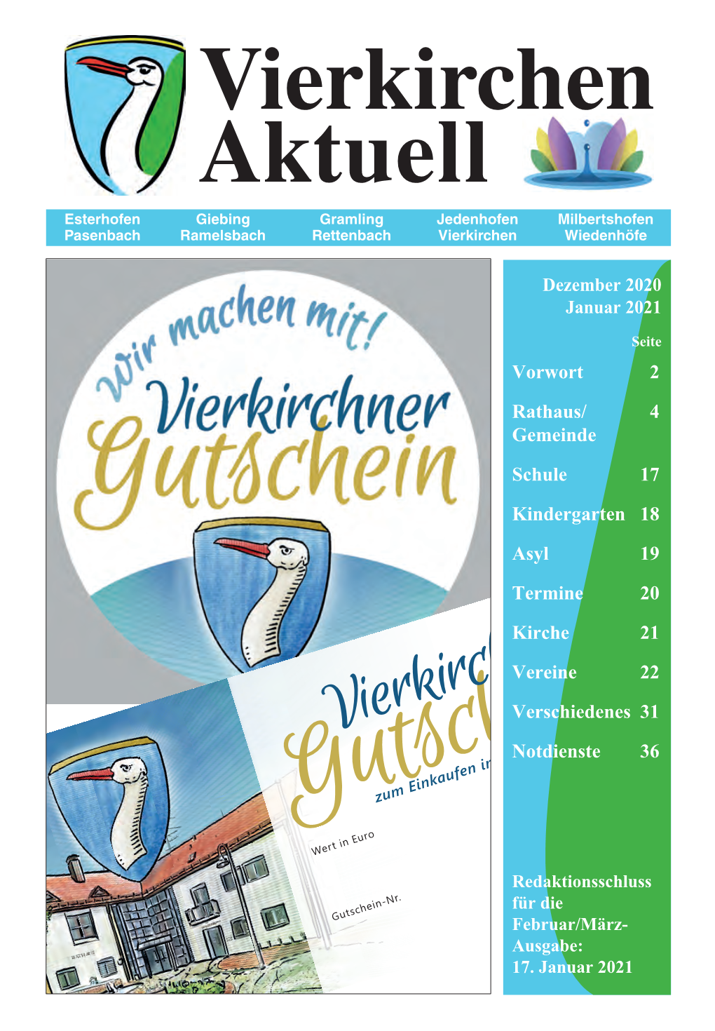 Gemeindeblatt Vierkirchen Dezember Januar.Indd