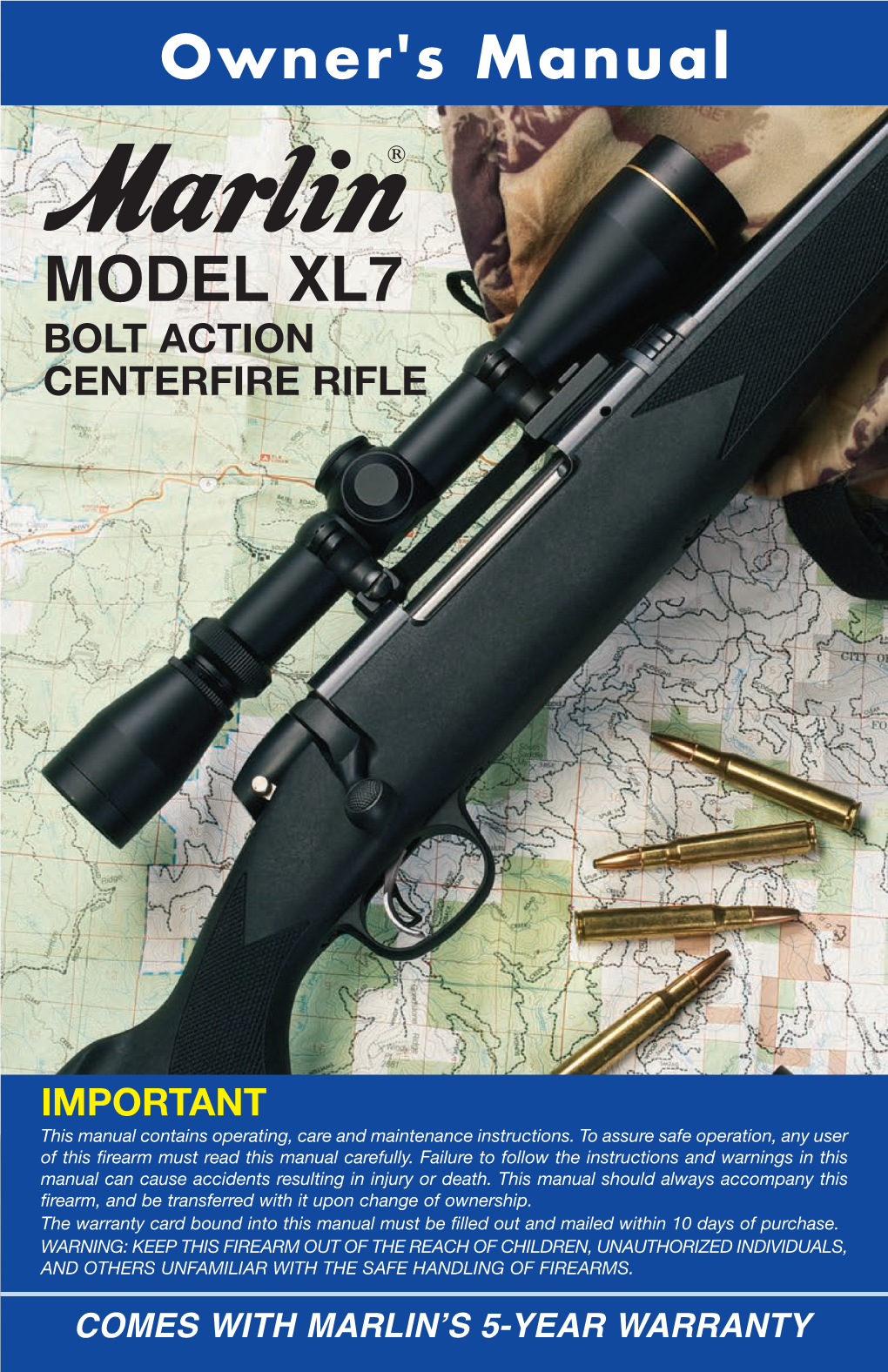 Model Xl7 Bolt Action Centerfire Rifle