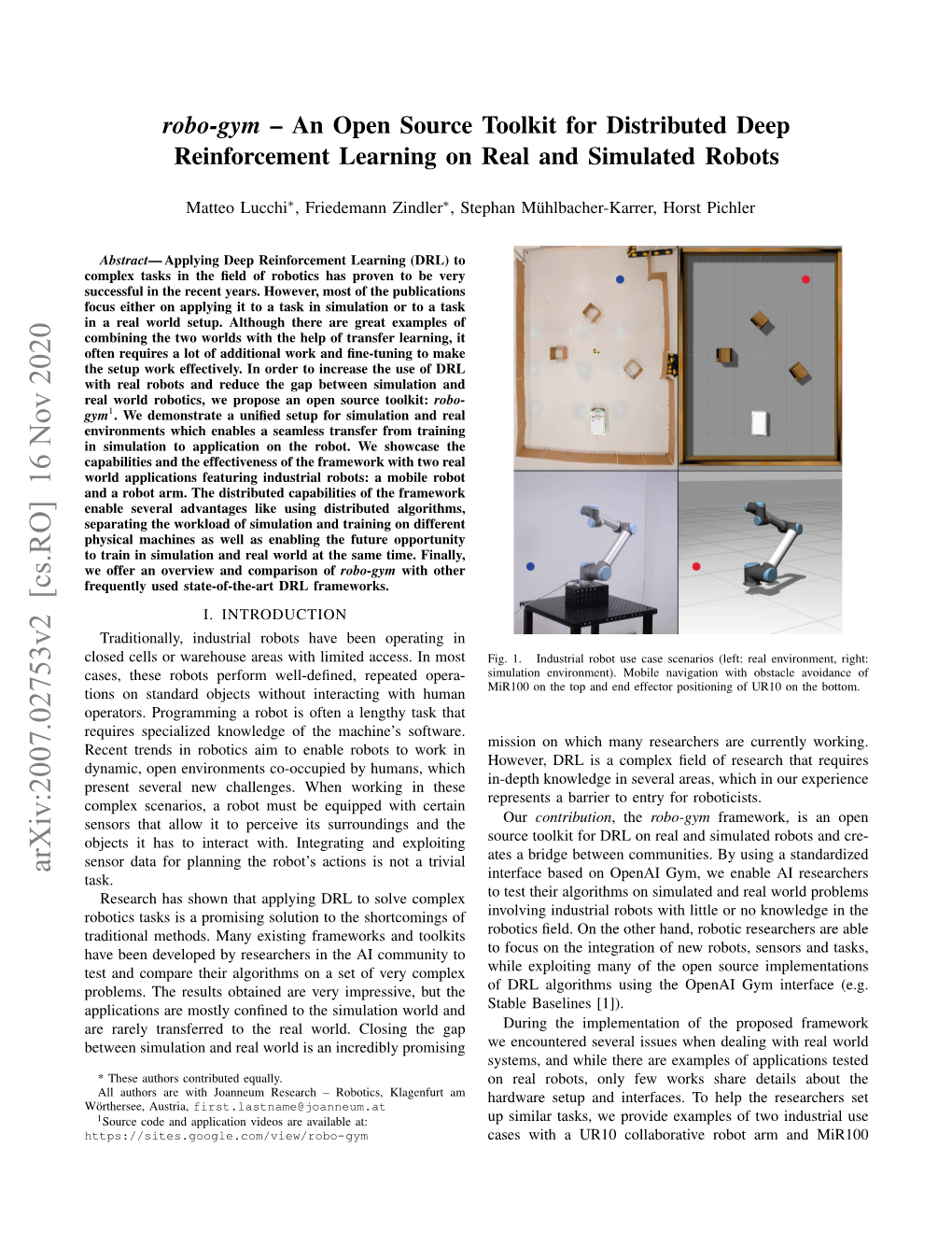 An Open Source Toolkit for Distributed Deep Reinforcement Learning on Real and Simulated Robots