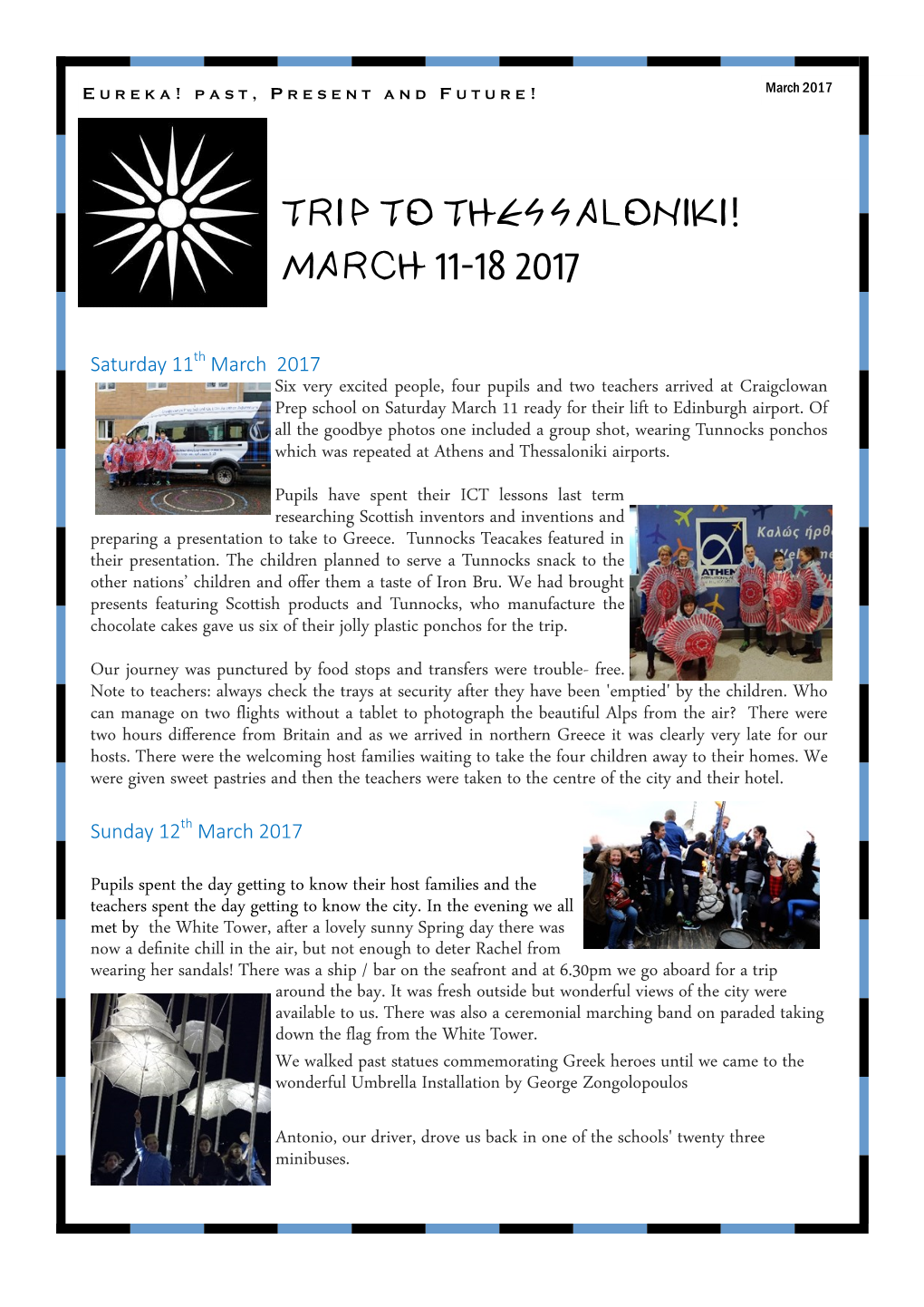 Thessaloniki Blog from Mrs Dibnah and Mrs Court