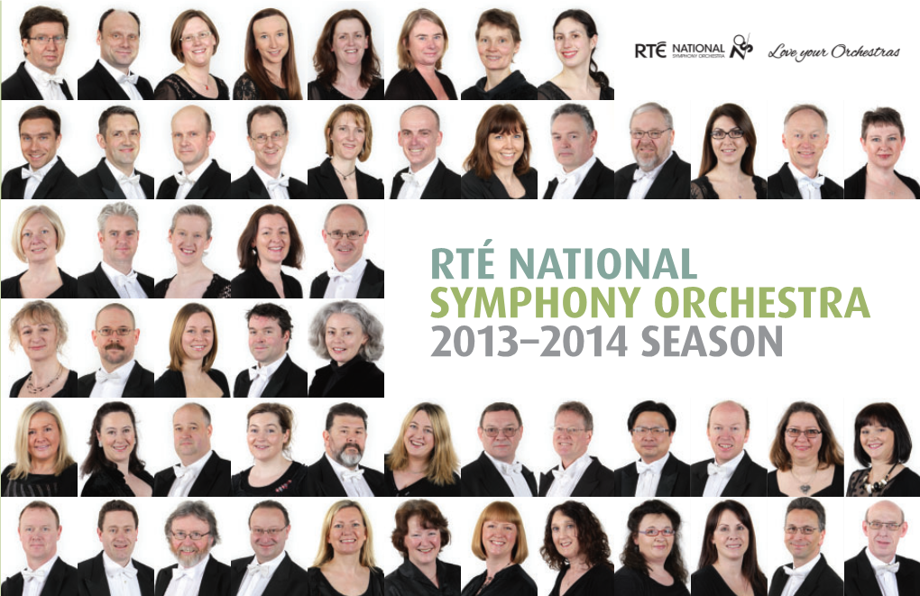 Rté National Symphony Orchestra 2013–2014 Season