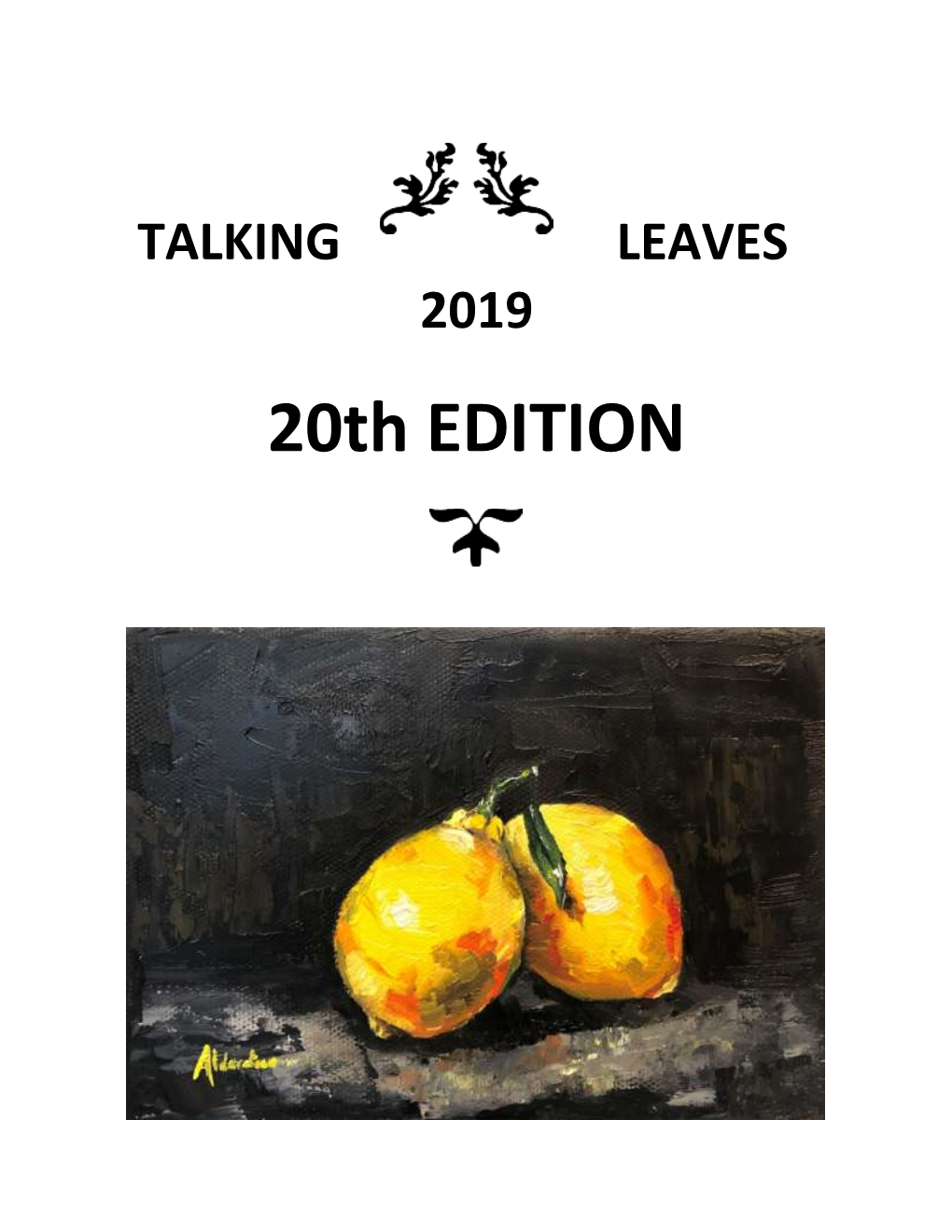 TALKING LEAVES 2019 20Th EDITION