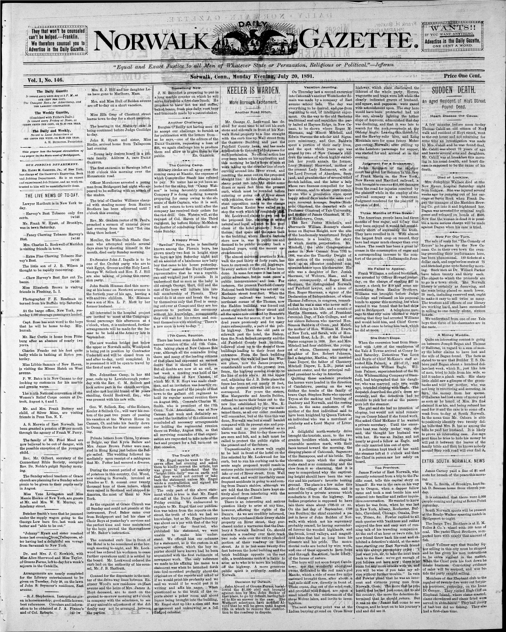 Franklin, Advertise in the Daily Gazette
