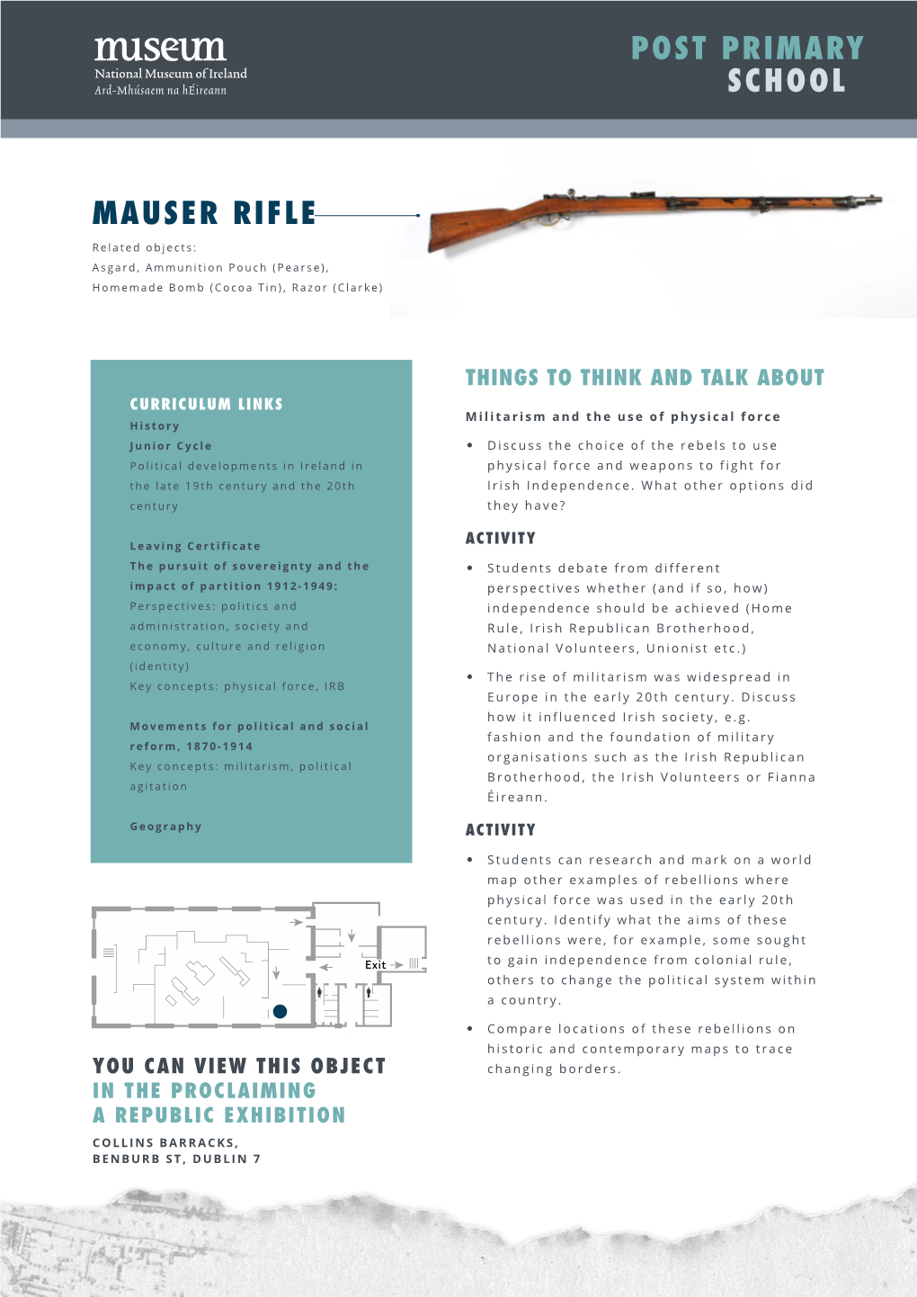 Post Primary School Mauser Rifle