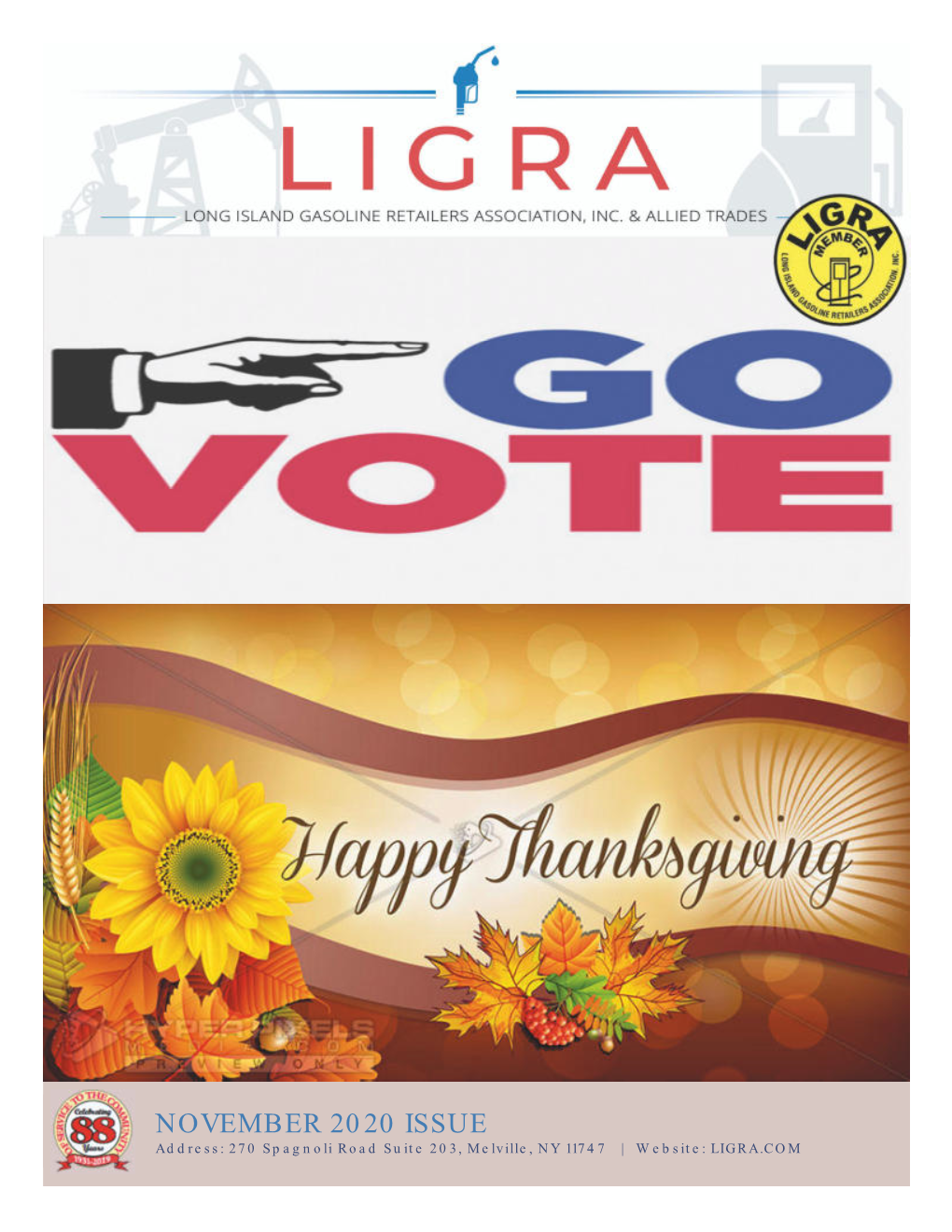 NOVEMBER 2020 ISSUE Address: 270 Spagnoli Road Suite 203, Melville, NY 11747 | Website: LIGRA.COM LET US PLACE YOUR AD HERE