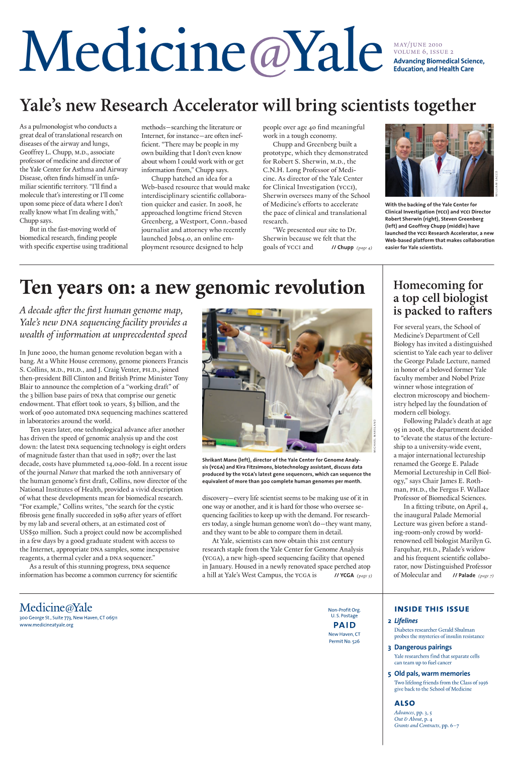 Ten Years On: a New Genomic Revolution