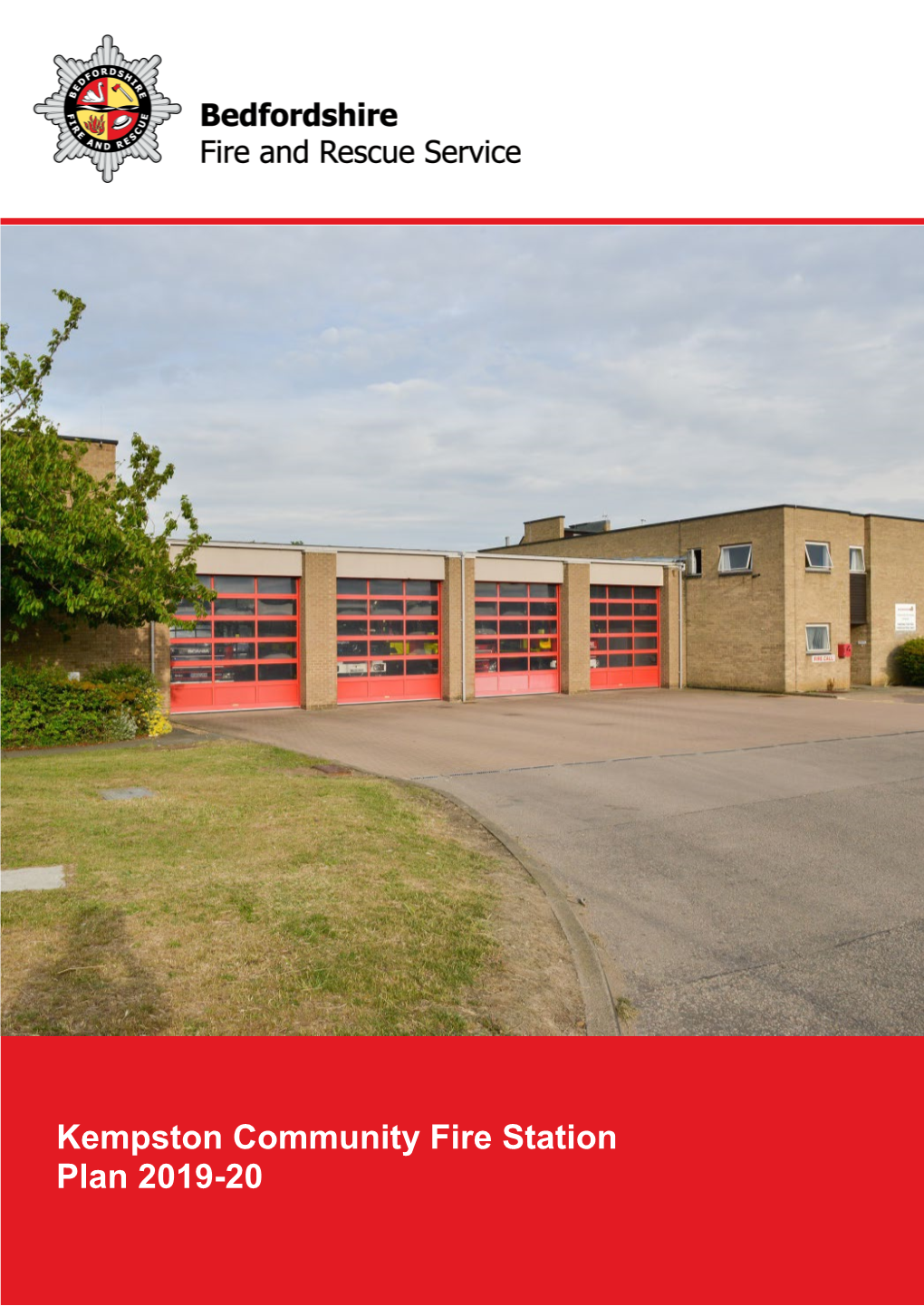 Kempston Community Fire Station Plan 2019 Final Updated