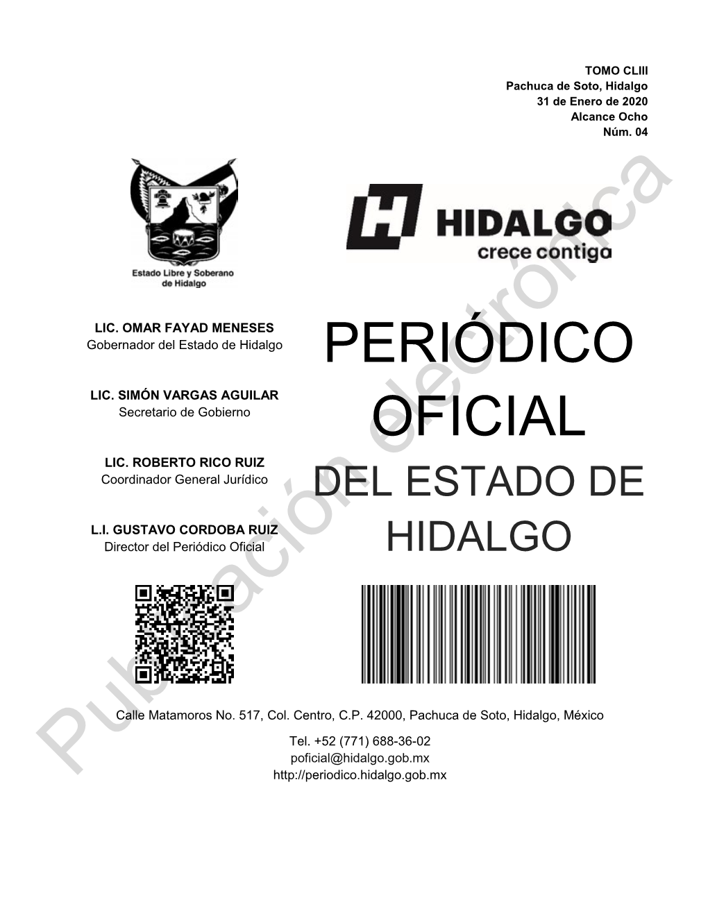 Impuesto Especial Sobre Producción Y Servicios a Los Municipios Del Estado De Hidalgo Para El Ejercicio Fiscal 2020