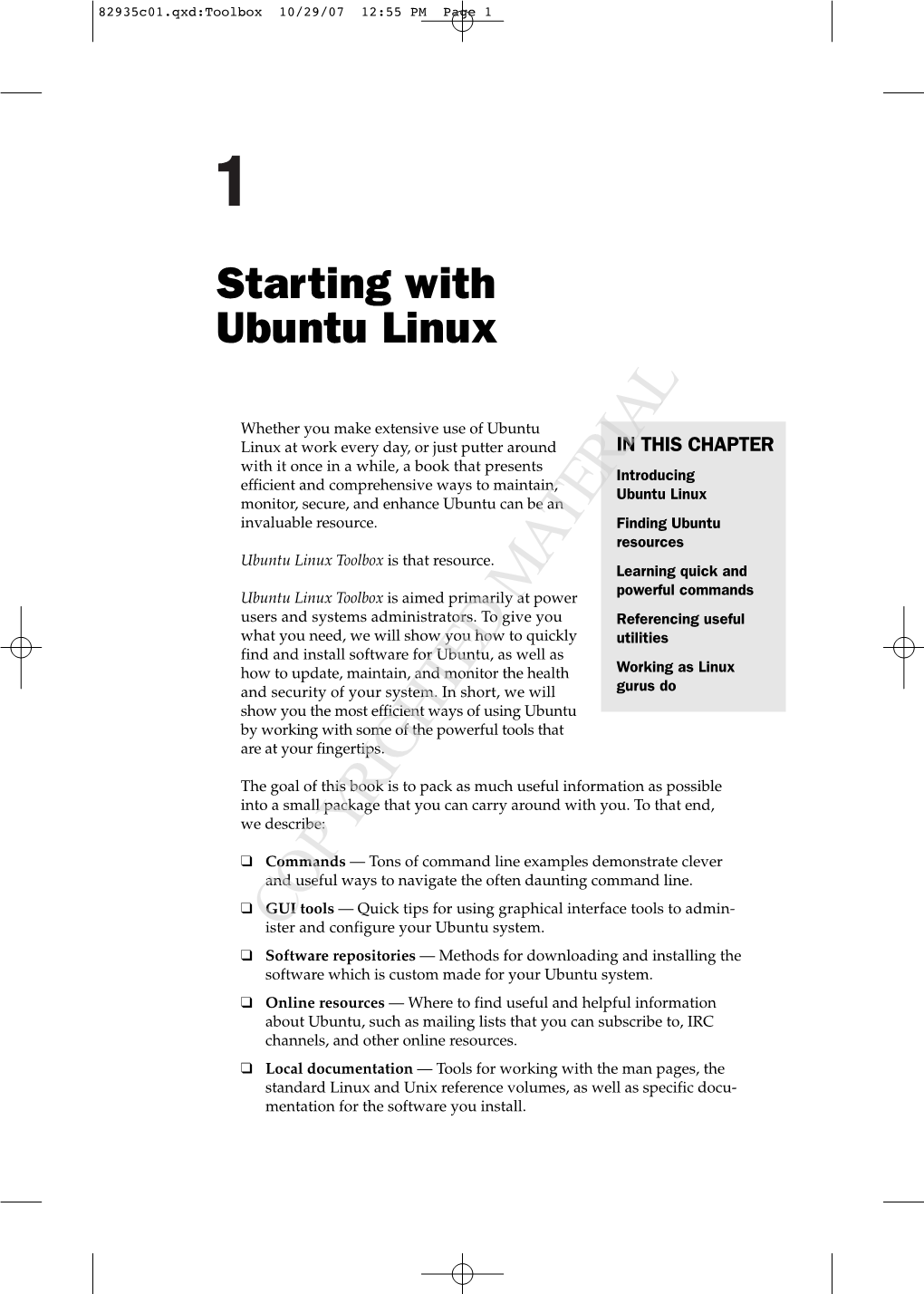 Starting with Ubuntu Linux