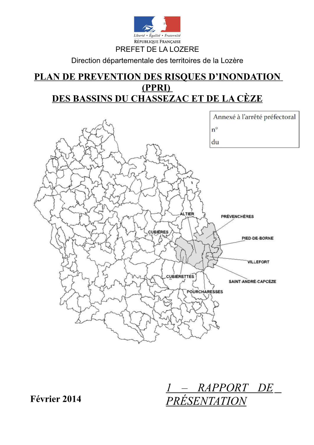 Rapport Présentation PPRI Chassezac