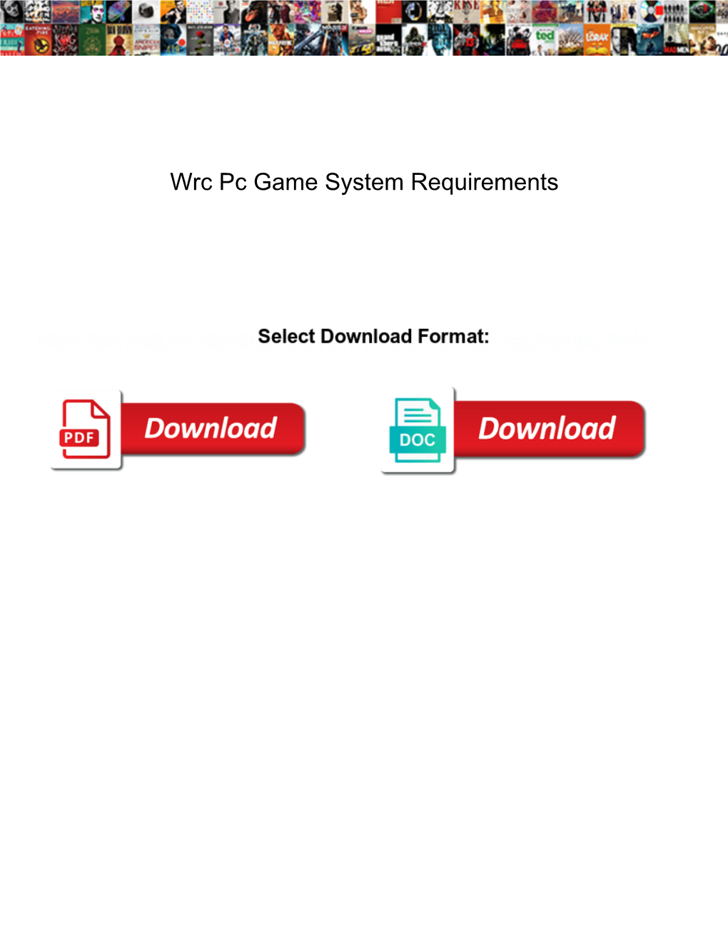 Wrc Pc Game System Requirements