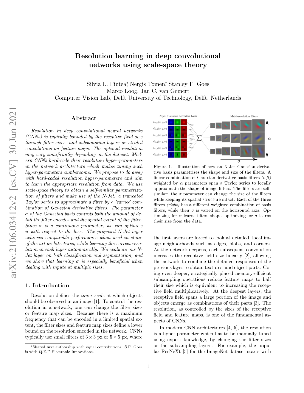 Arxiv:2106.03412V2 [Cs.CV] 30 Jun 2021 Subsampling Operations Reduce Feature Maps to Half 1