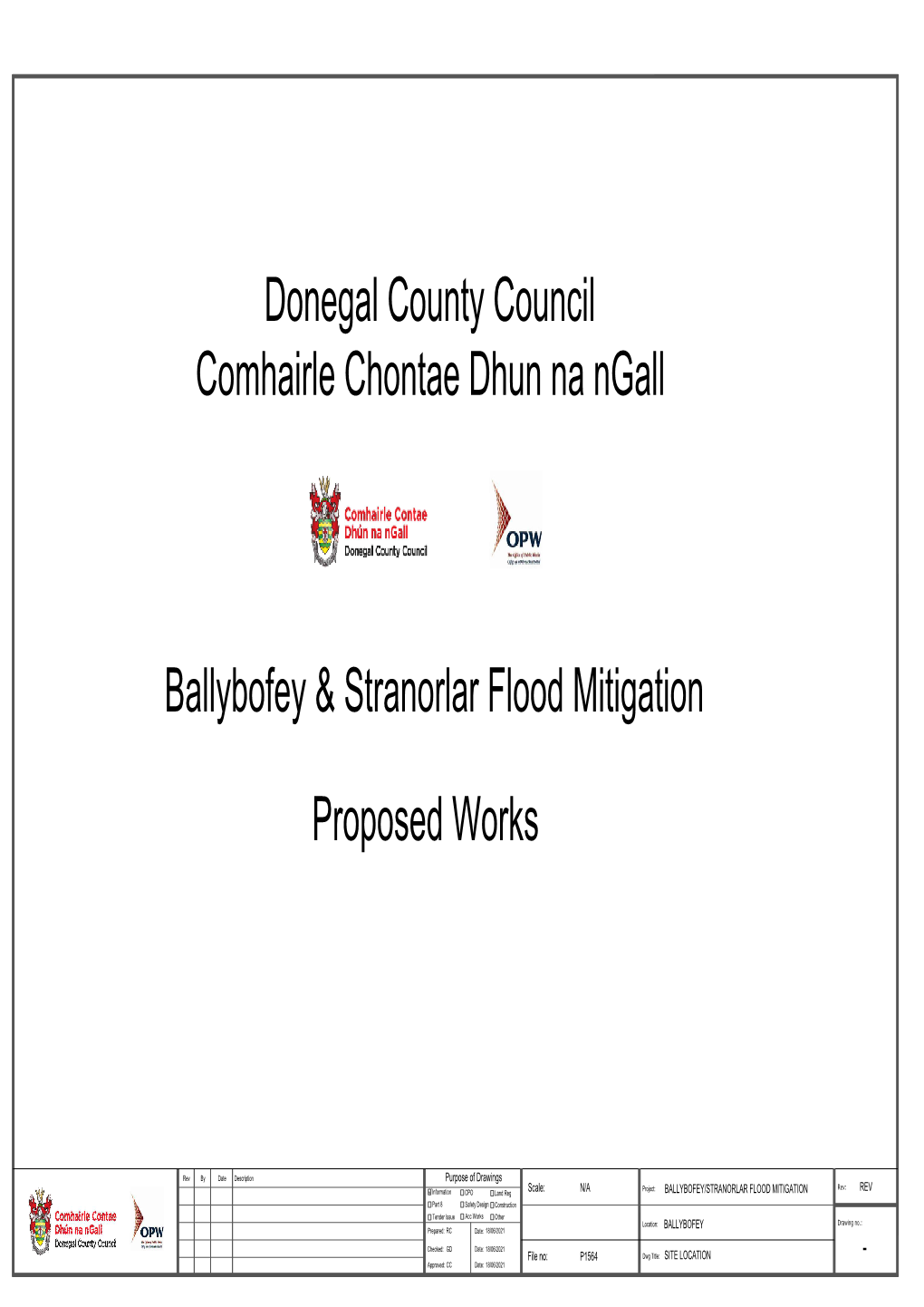 Ballybofey Stranorlar Flood Mitigation Proposed Works