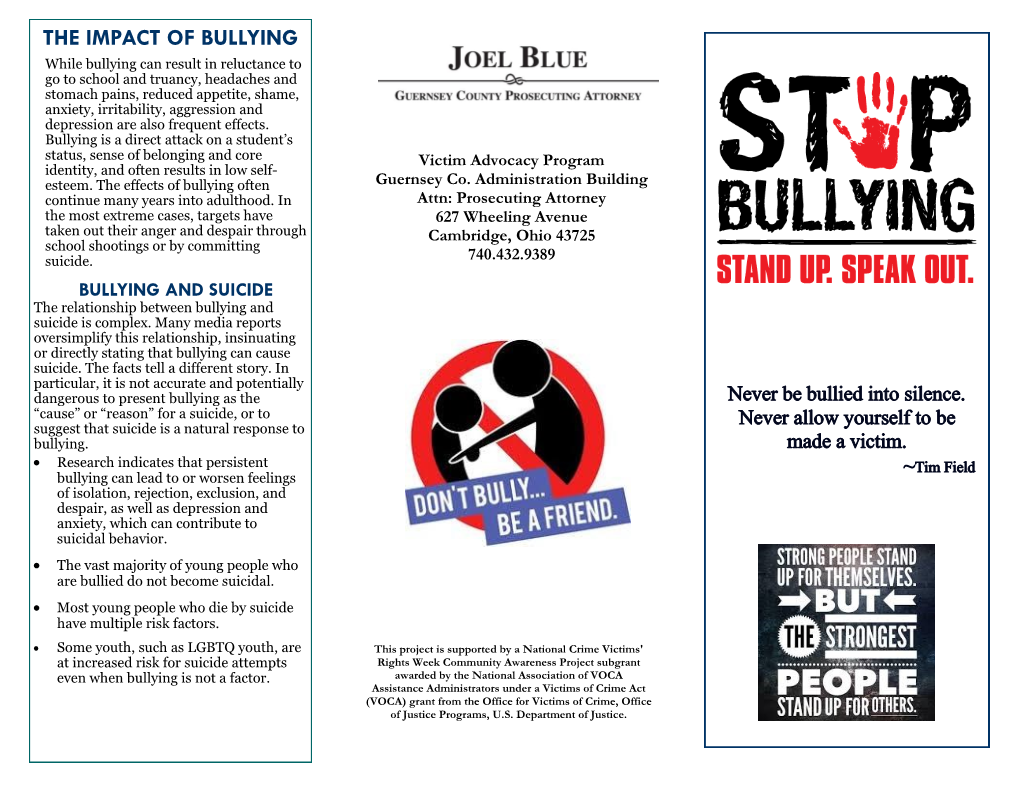 The Impact of Bullying