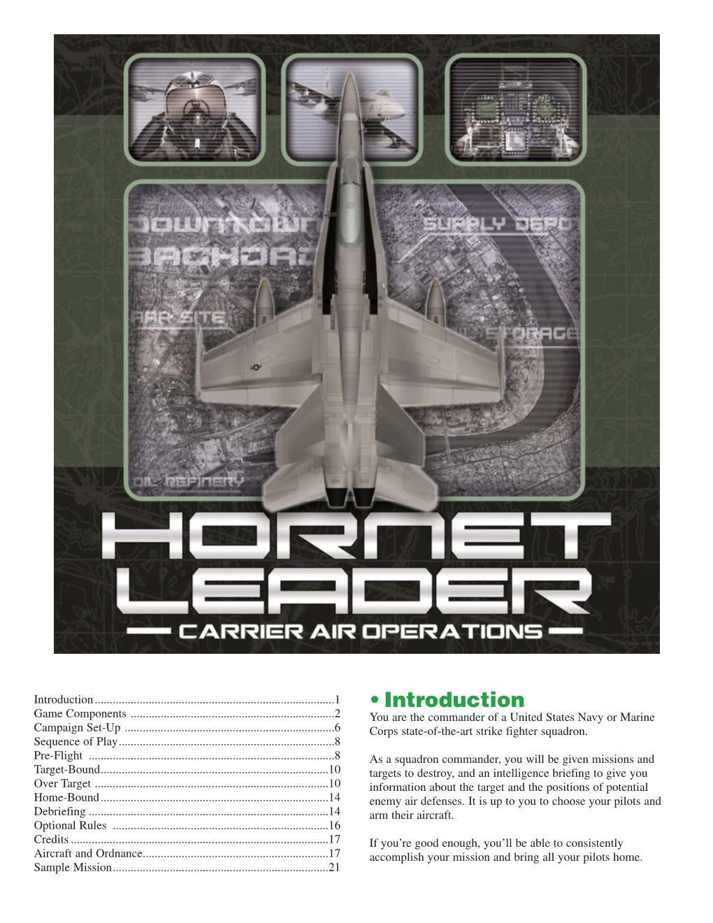 Hornet Leader Rulebook