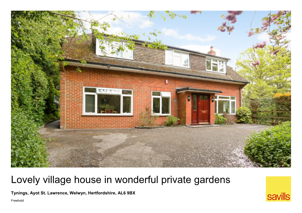 Lovely Village House in Wonderful Private Gardens