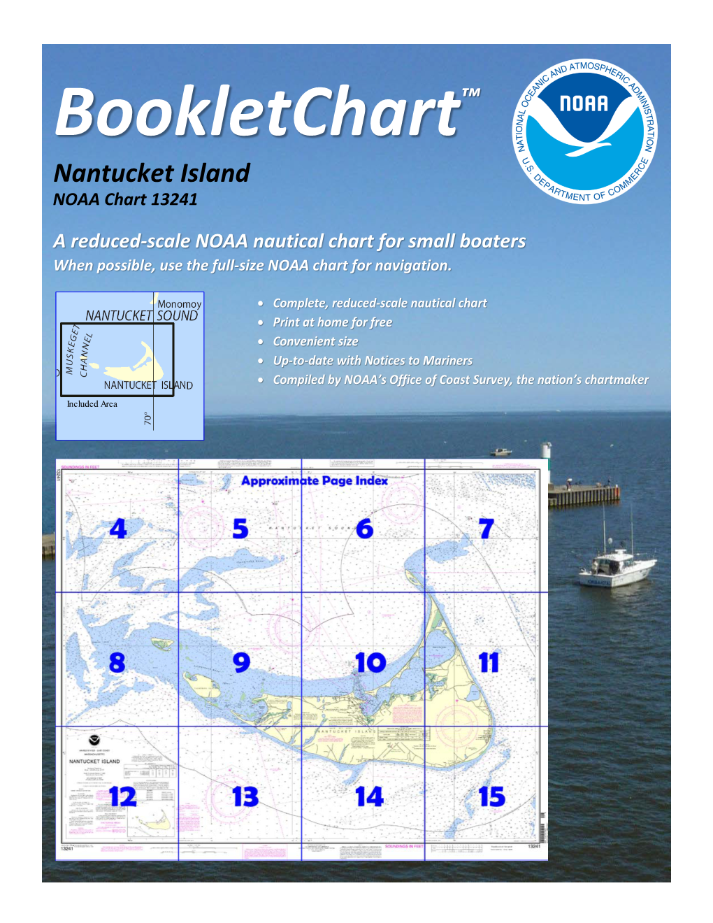 Bookletchart™ Nantucket Island NOAA Chart 13241