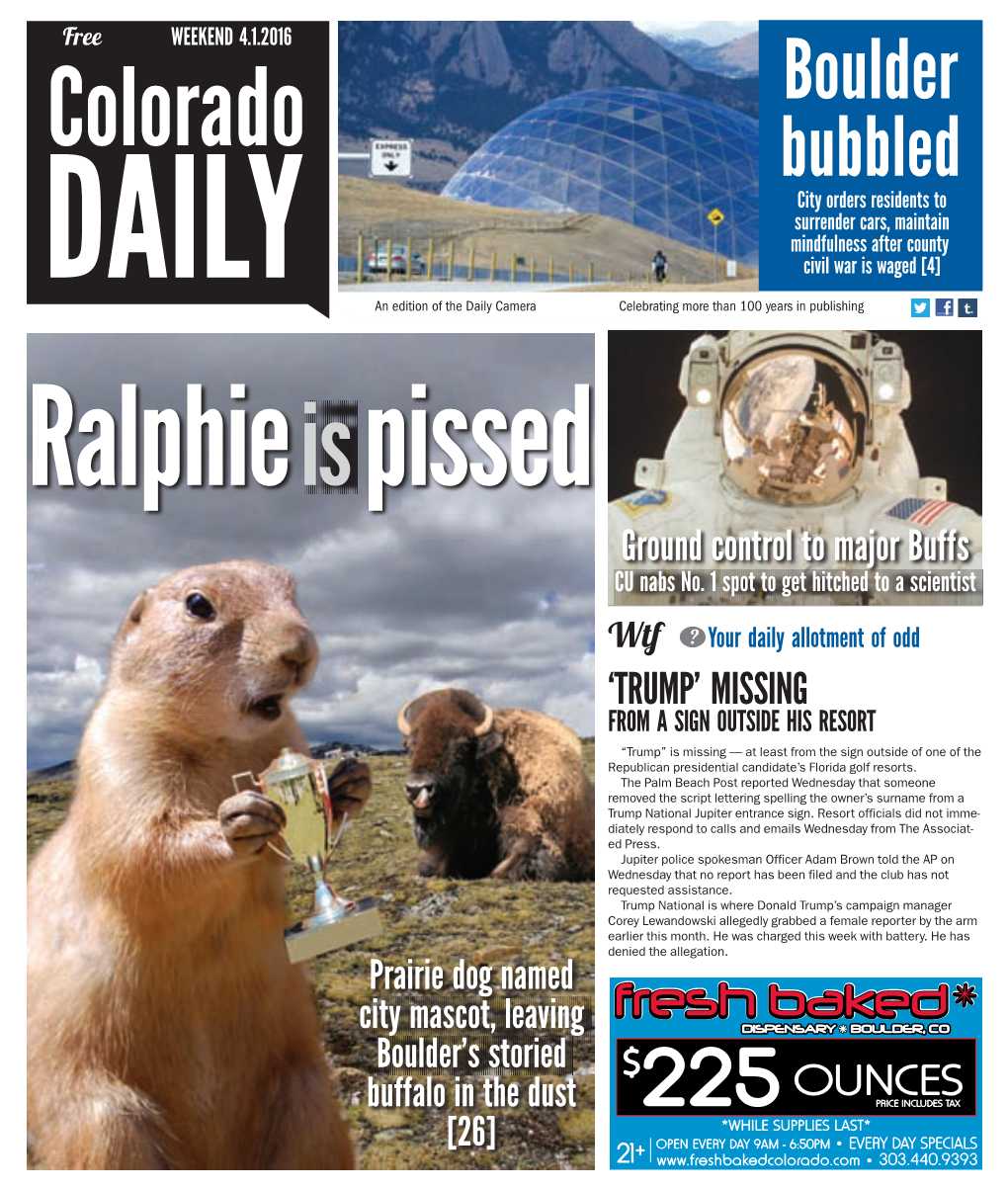 Boulder Bubbled City Orders Residents to Surrender Cars, Maintain Mindfulness After County Civil War Is Waged [4]