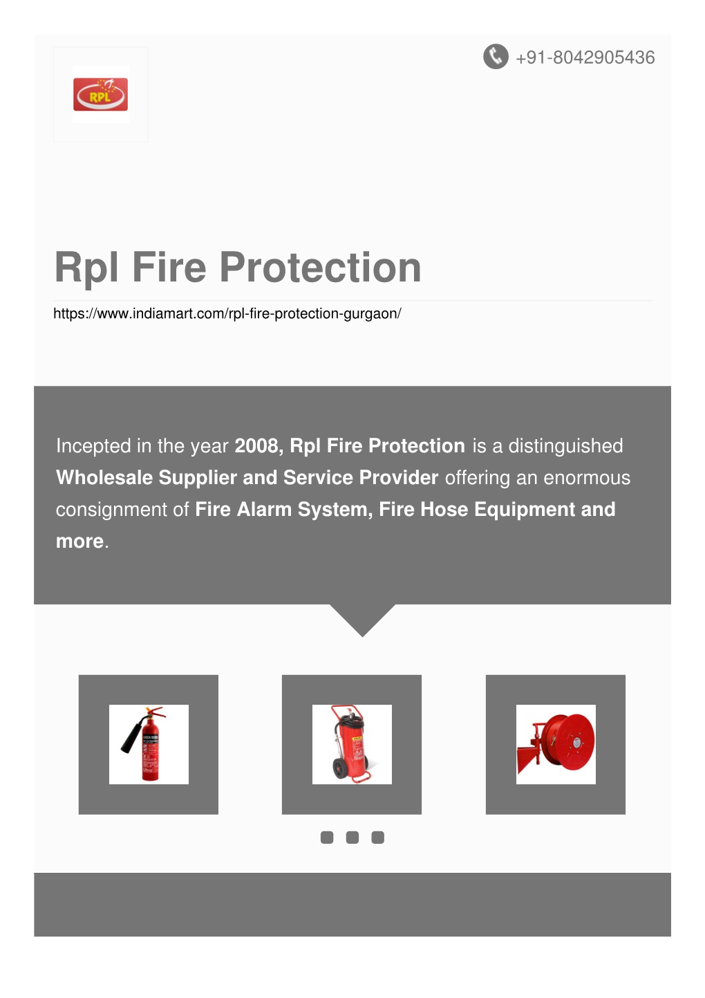 Rpl Fire Protection