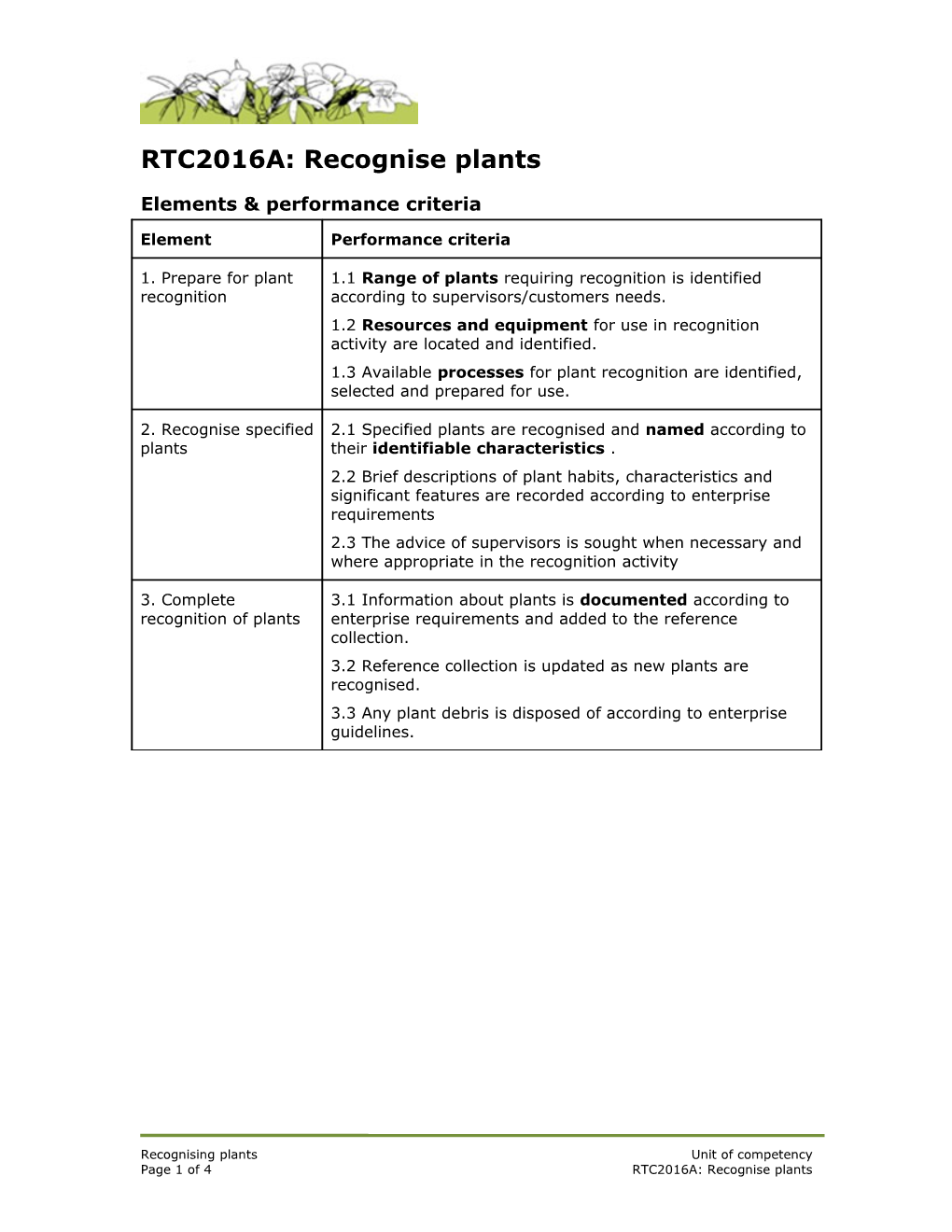 RTC2016A: Recognise Plants