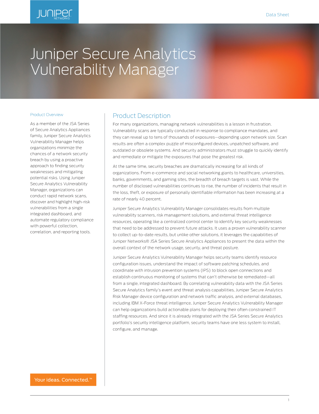 Juniper Secure Analytics Vulnerability Manager