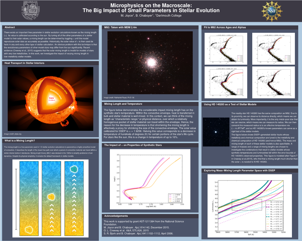 Microphysics on the Macroscale: the Big Impact of Small Parameters in Stellar Evolution M