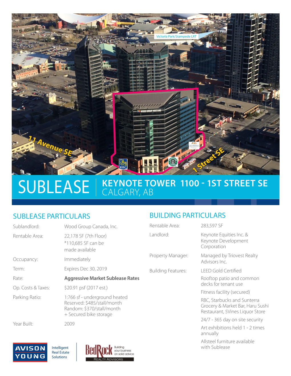 Sublease Keynote Tower 1100