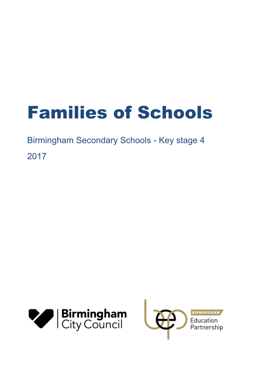 Key Stage 4 Families of Schools 2017