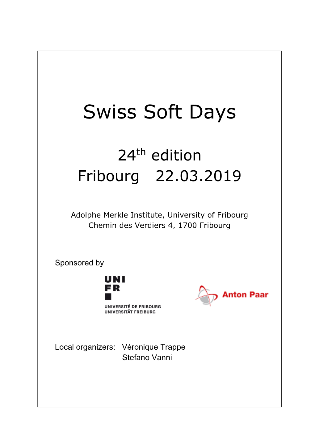 Swiss Soft Days