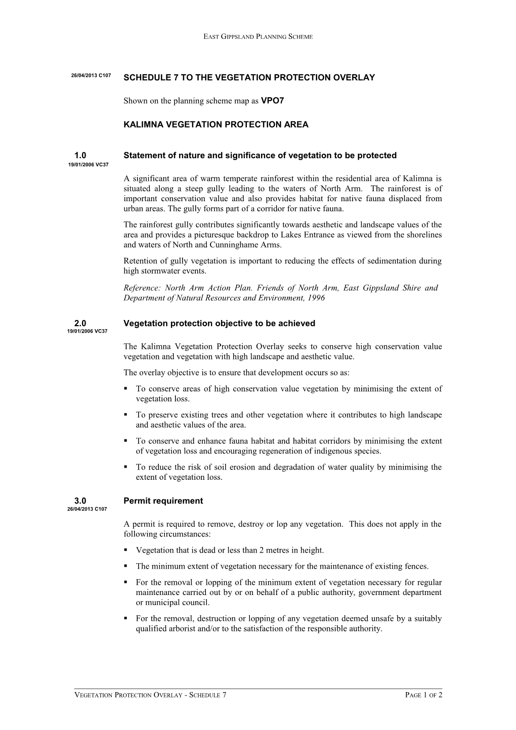 East Gippsland Planning Scheme