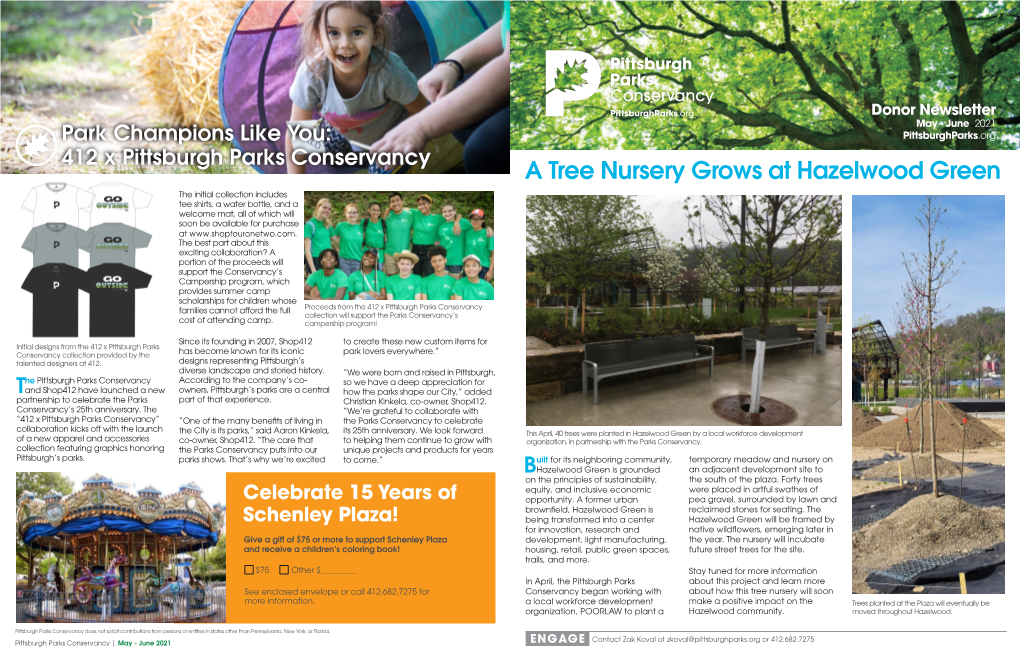 A Tree Nursery Grows at Hazelwood Green