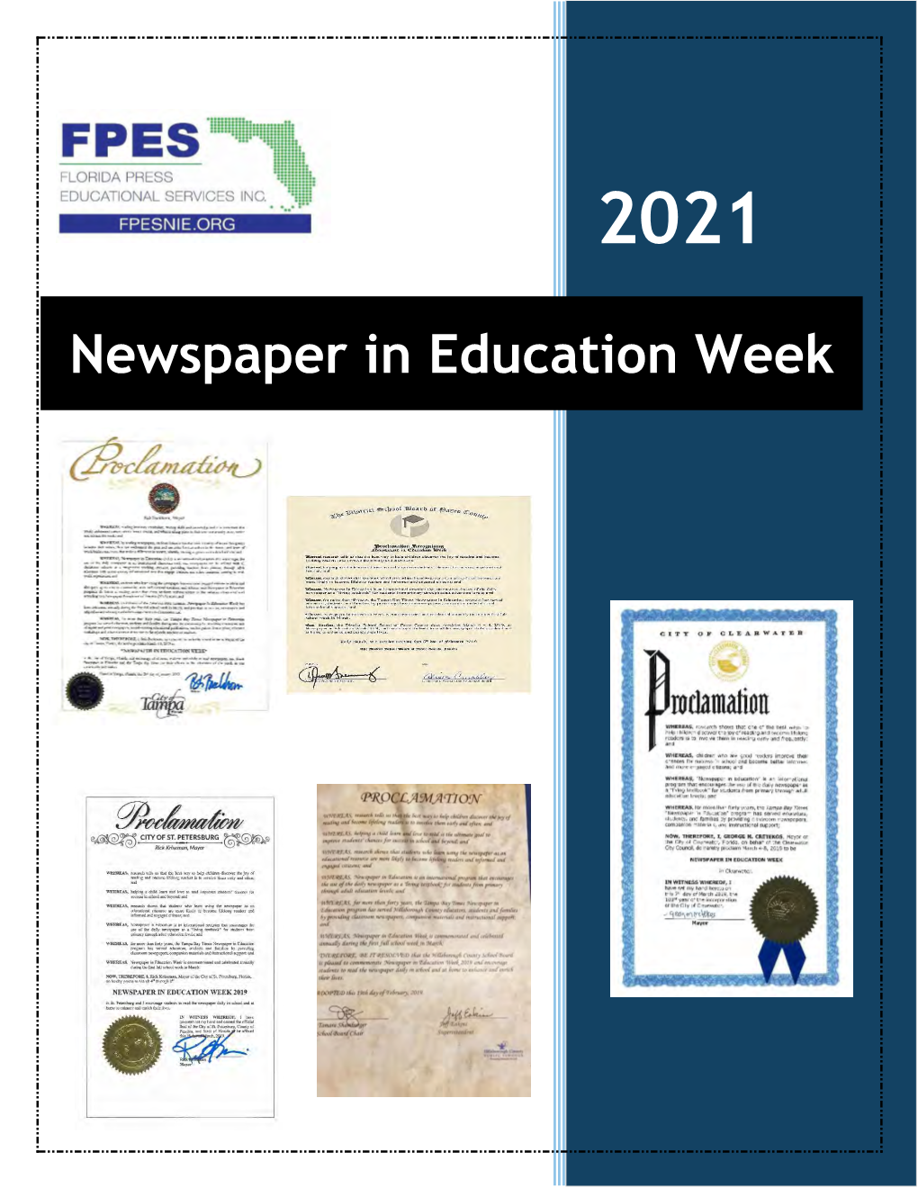Newspaper in Education Week 2021 Teacher