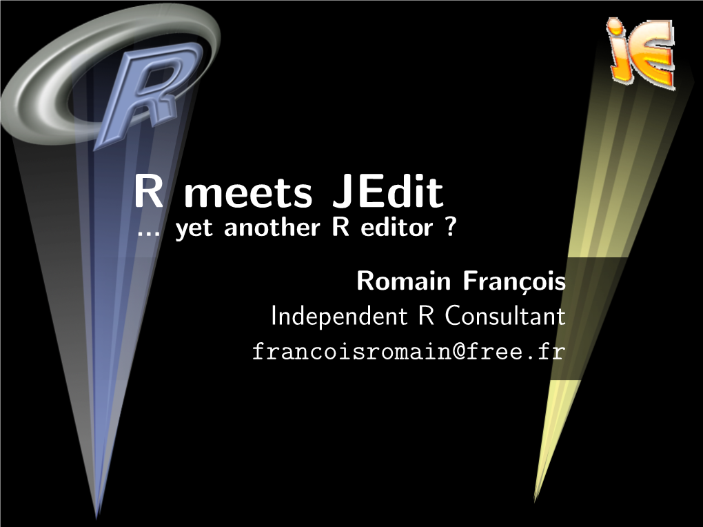 R Meets Jedit