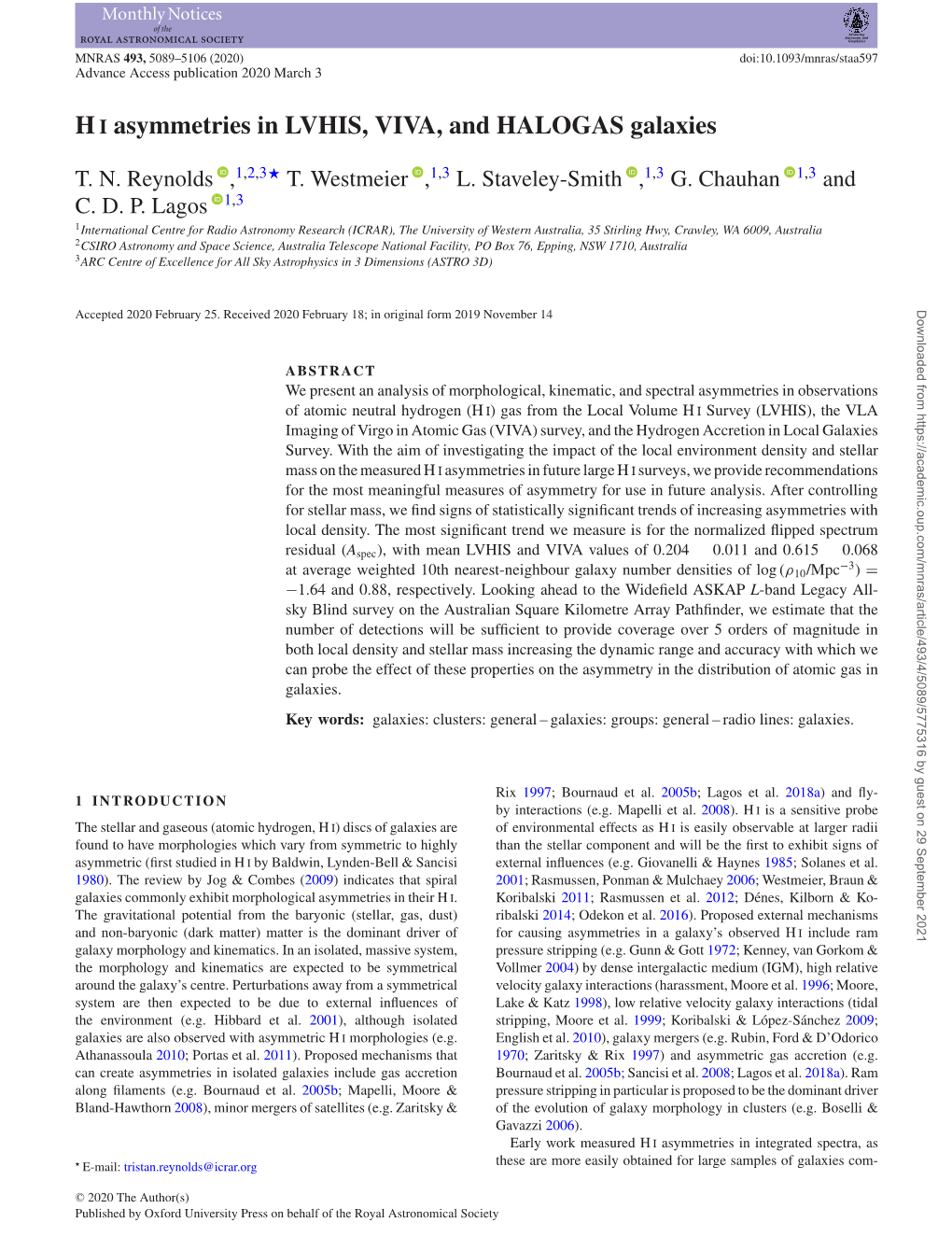 HI Asymmetries in LVHIS, VIVA, and HALOGAS Galaxies