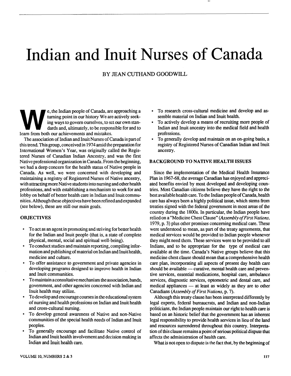 Indian and Inuit Nurses of Canada