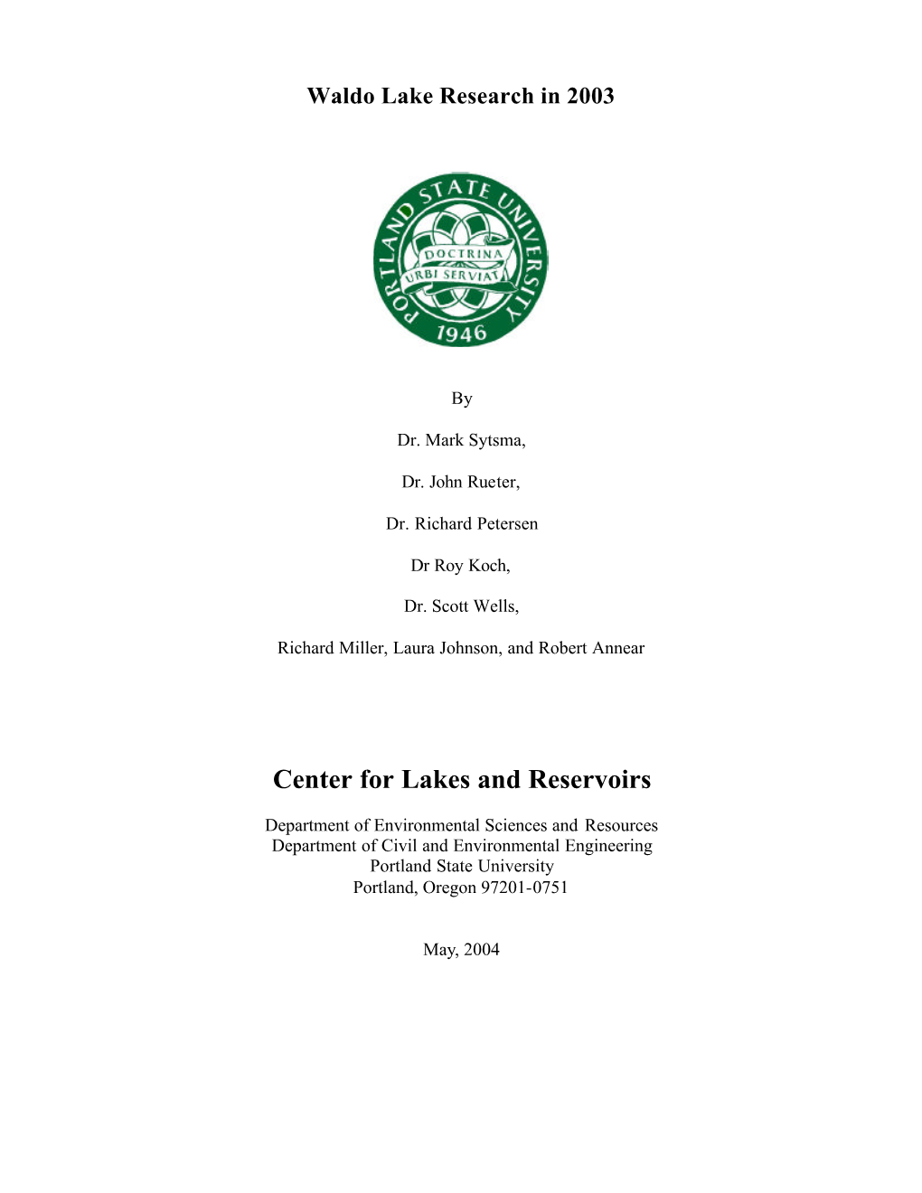 Waldo Lake Report15