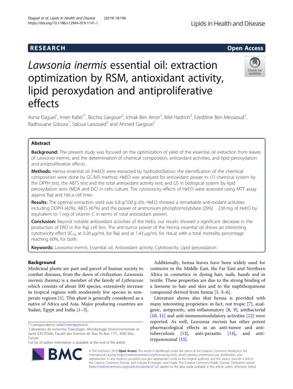 Lawsonia Inermis Essential