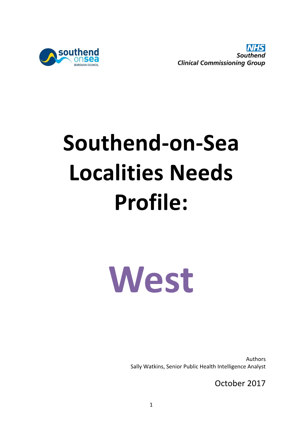 Southend-On-Sea Localities Needs Profile