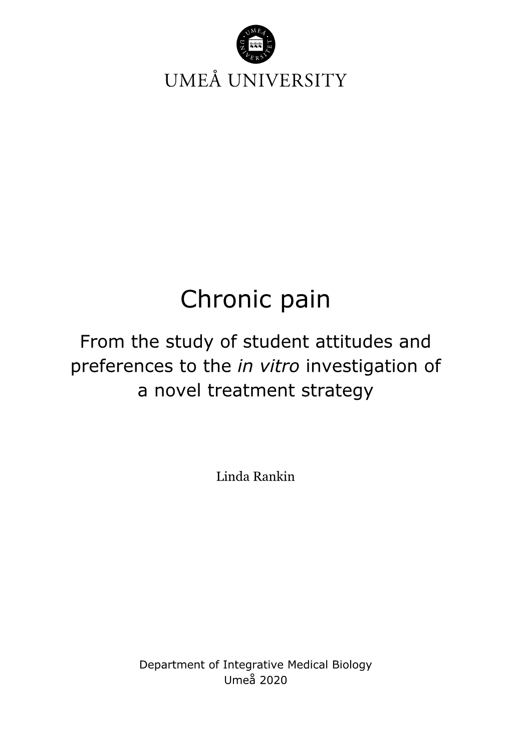 Chronic Pain