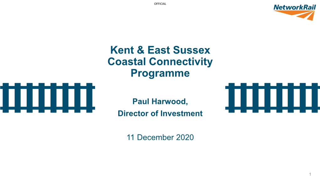 Kent & East Sussex Coastal Connectivity Programme