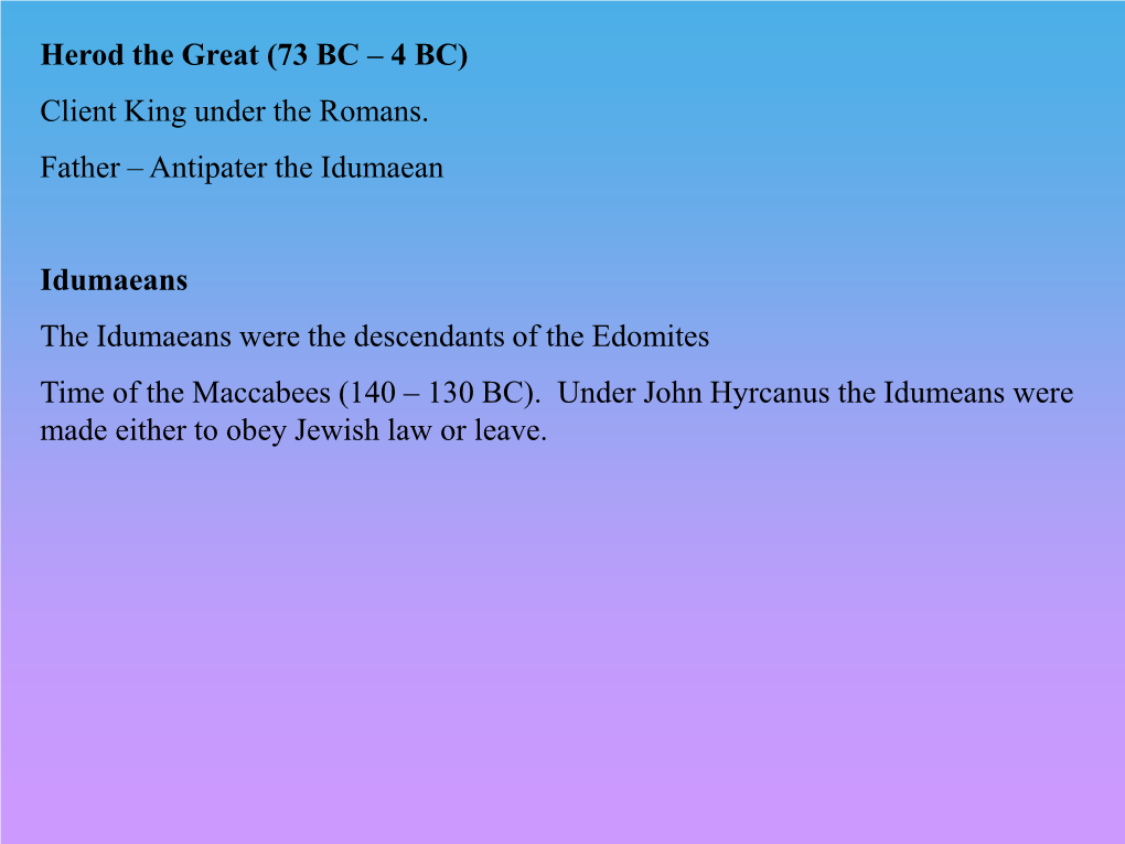 1. Herod the Great (Pdf)