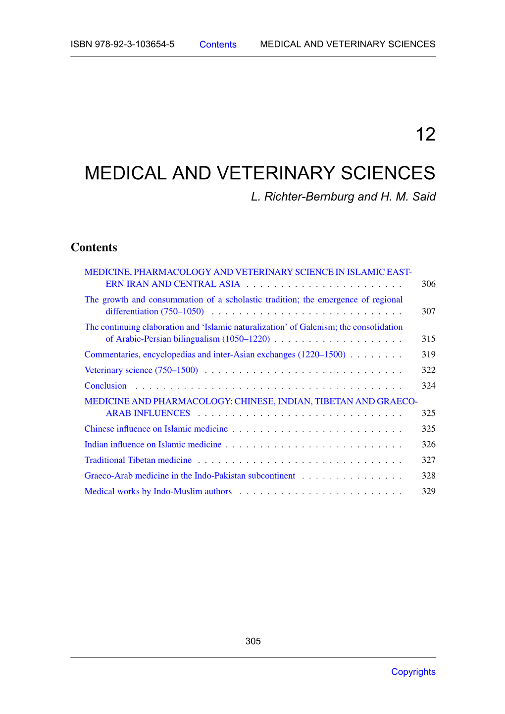 12 Medical and Veterinary Sciences