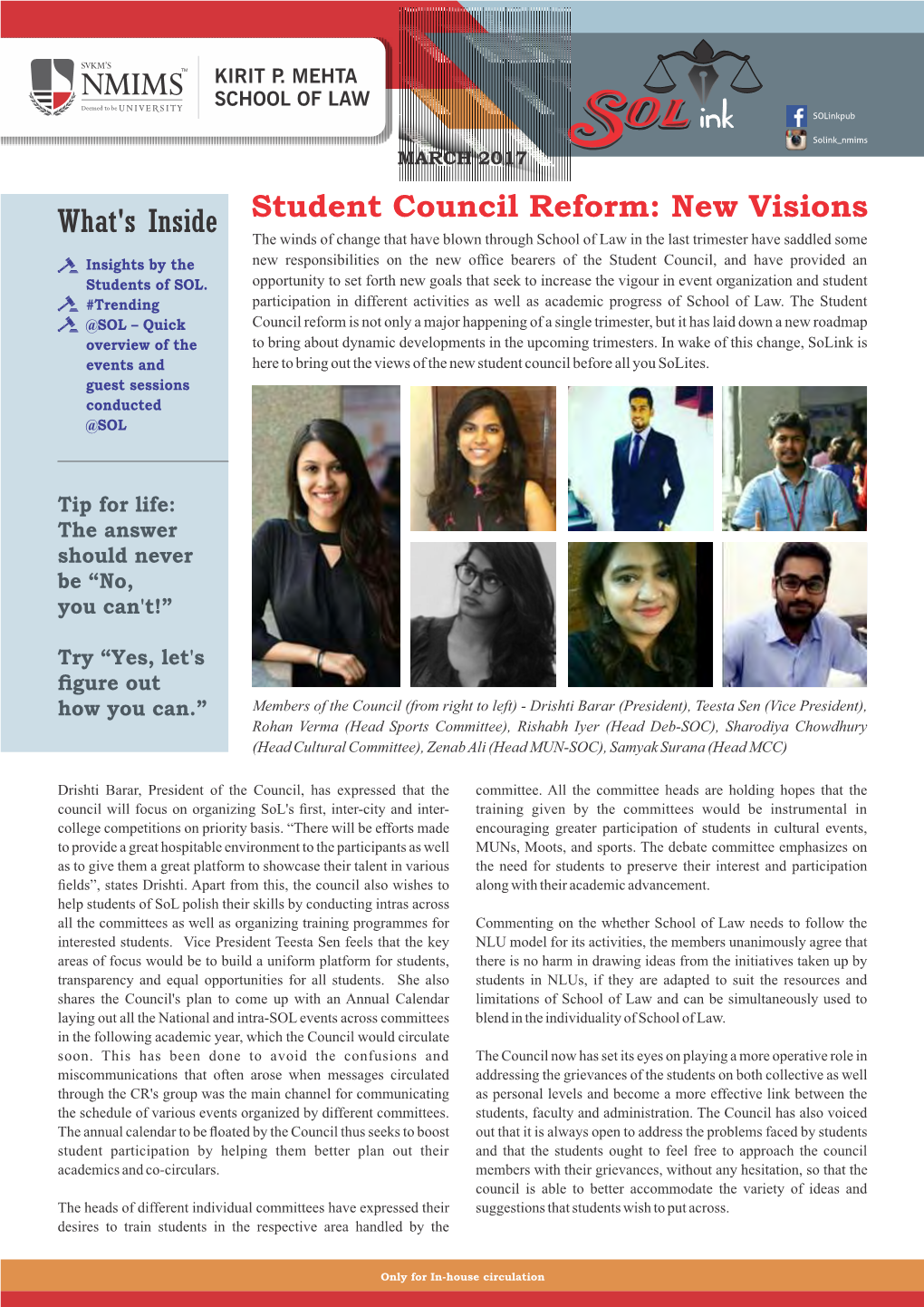 Student Council Reform