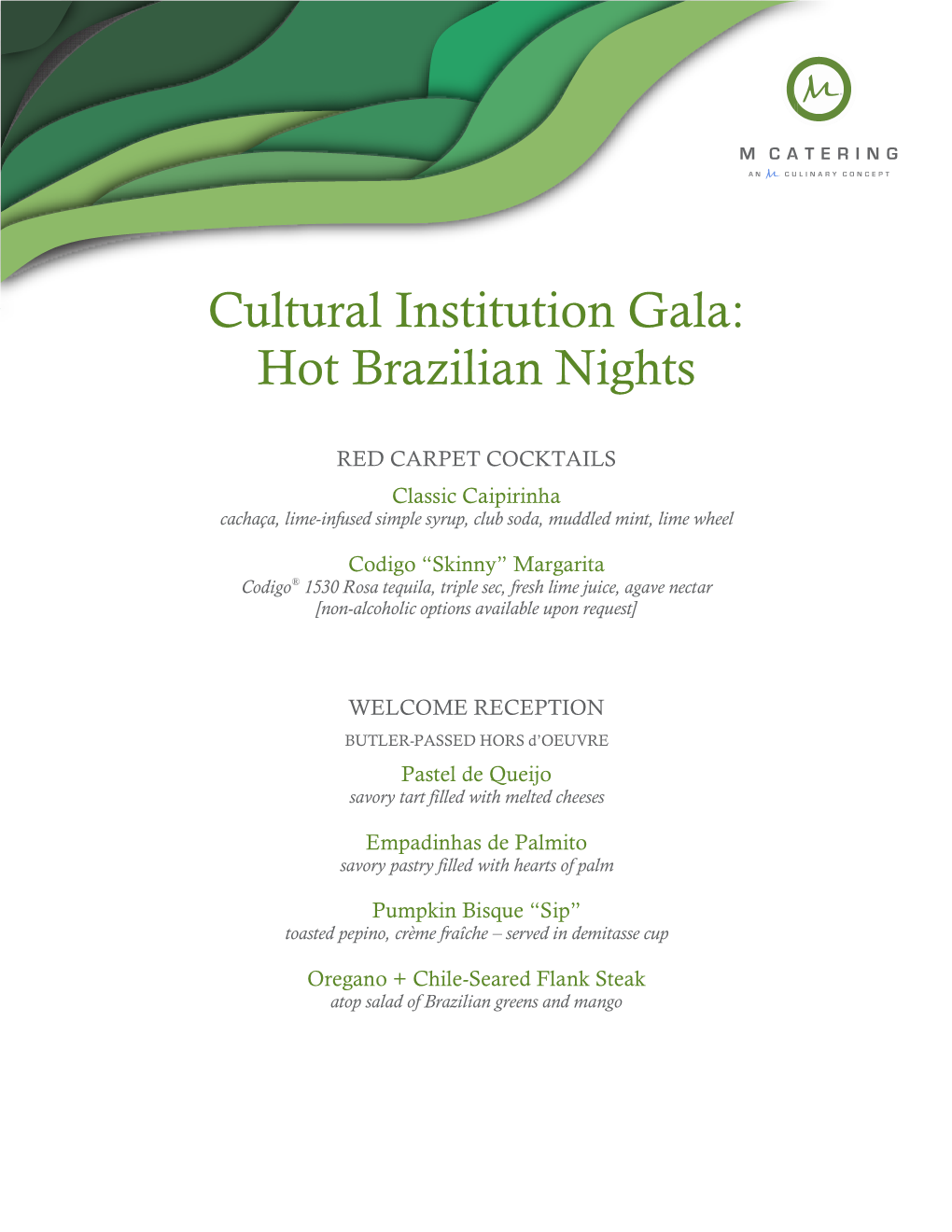 Cultural Institution Gala: Hot Brazilian Nights