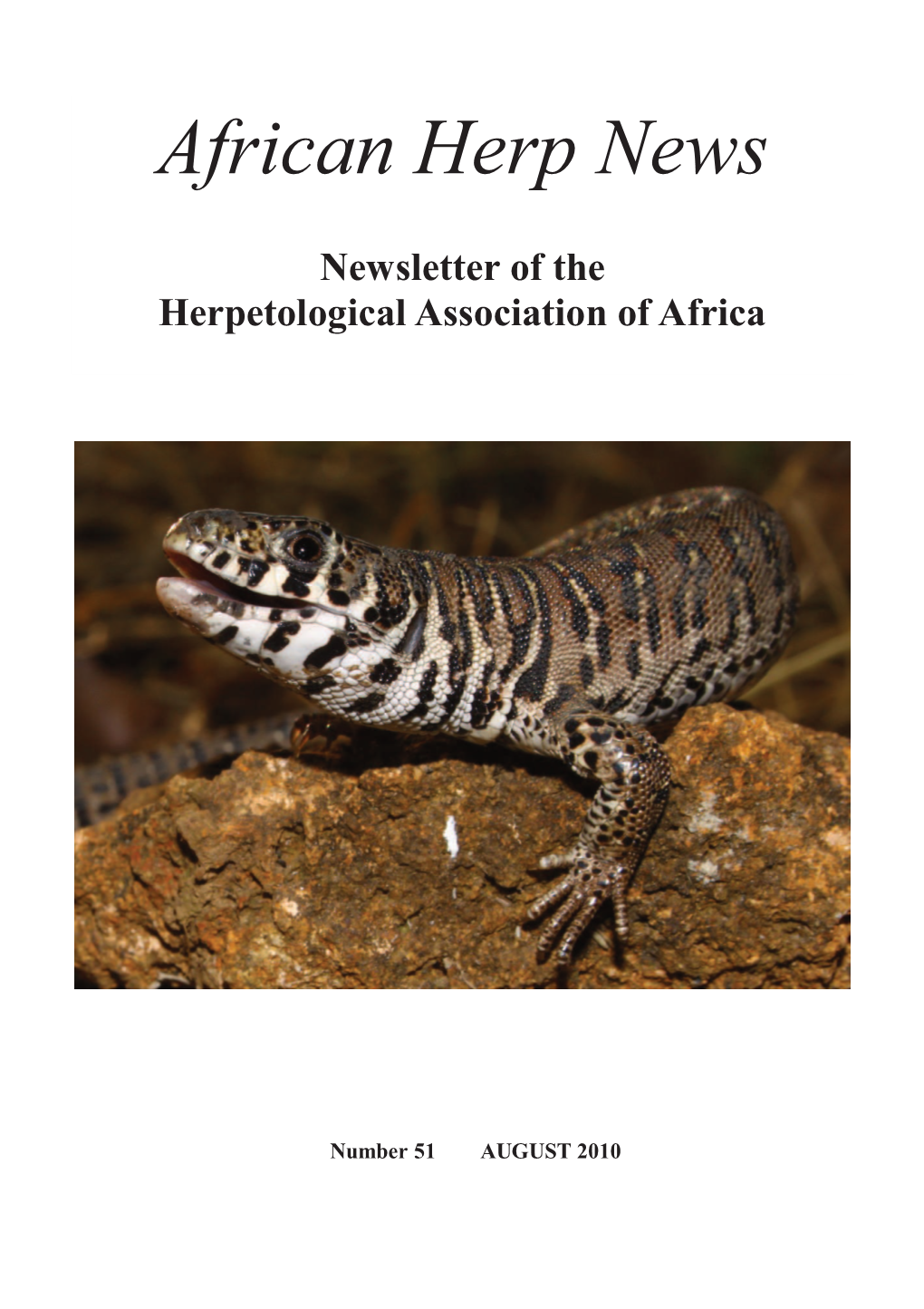 African Herp News