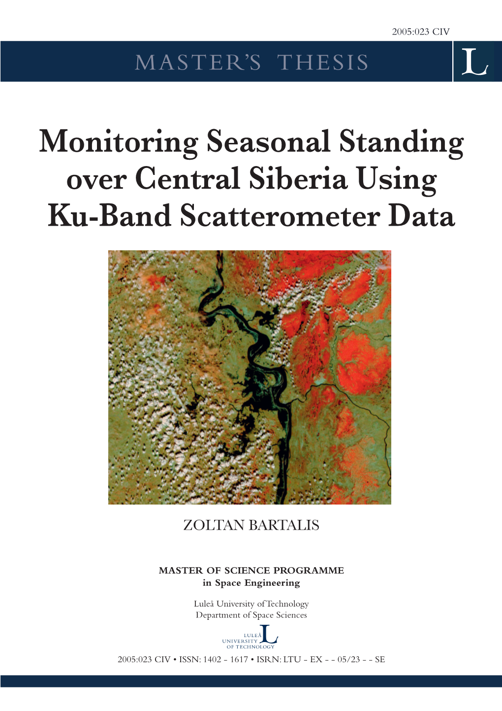 Monitoring Seasonal Standing Water Over Central Siberia Using Ku-Band Scatterometer Data
