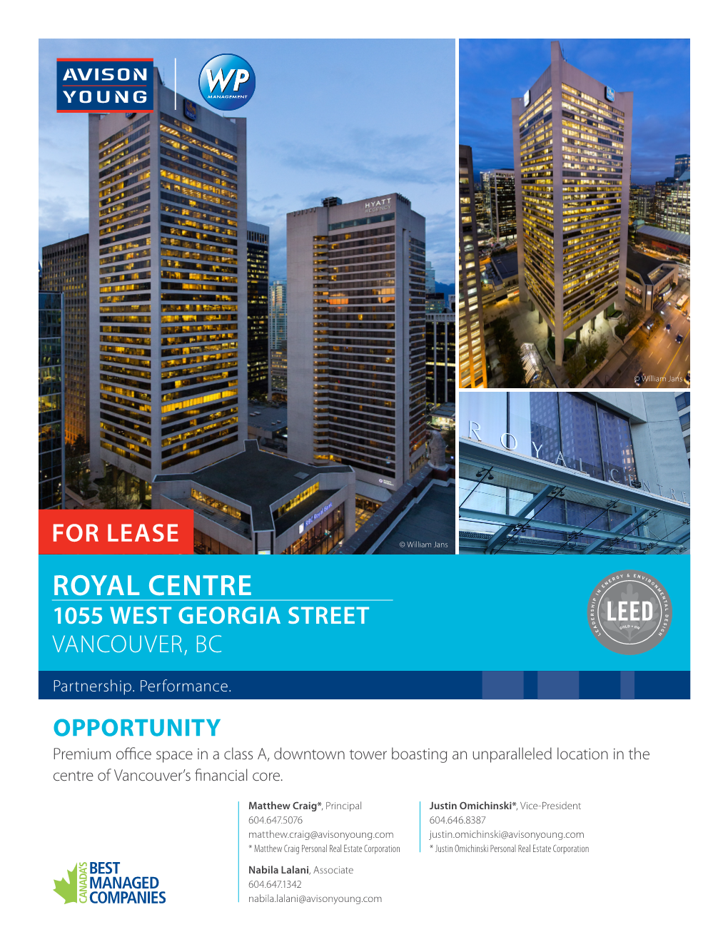 Royal Centre 1055 West Georgia Street Vancouver, Bc